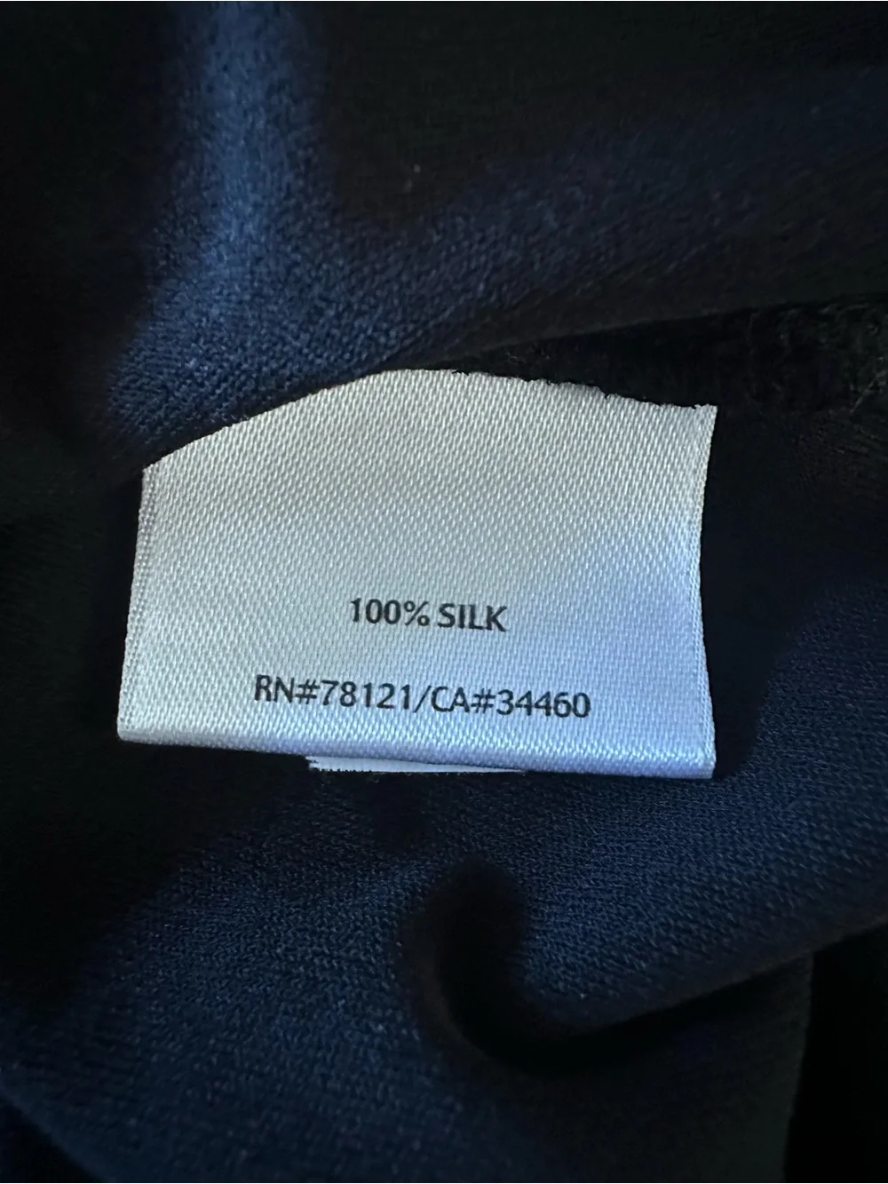 Eileen fisher 100% silk black tunic tank top ladies size M